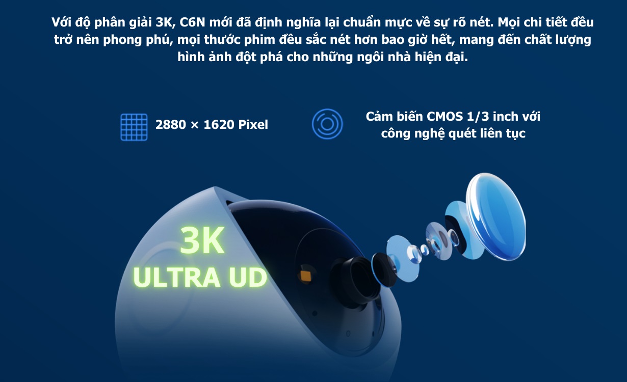 Camera EZVIZ C6N G1 3K
